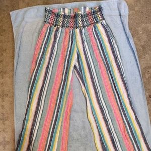Striped cute pants